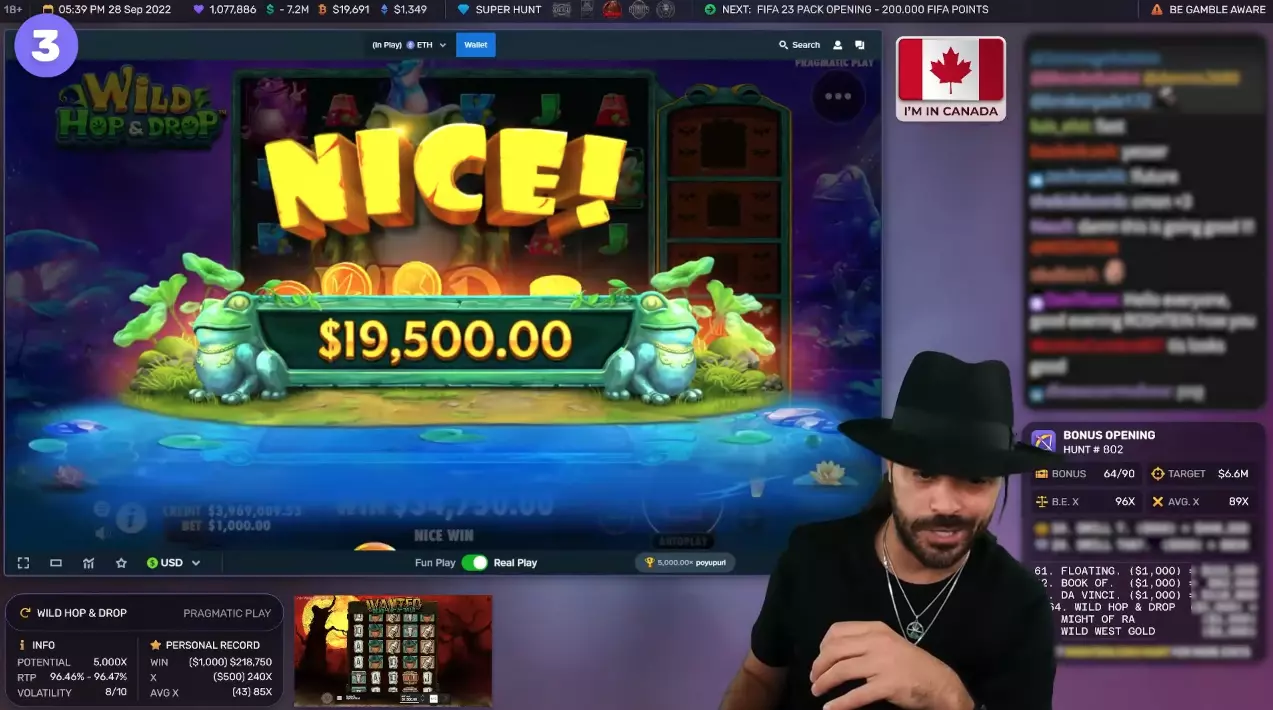 Роштейн играет в казино